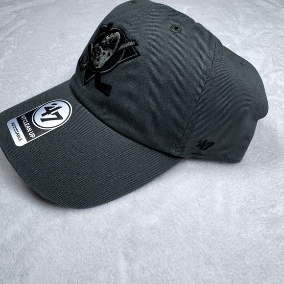 Anaheim Ducks NHL '47 Brand Clean Up Moss Adjustable Strapback Hat Cap NWT - Picture 3 of 6